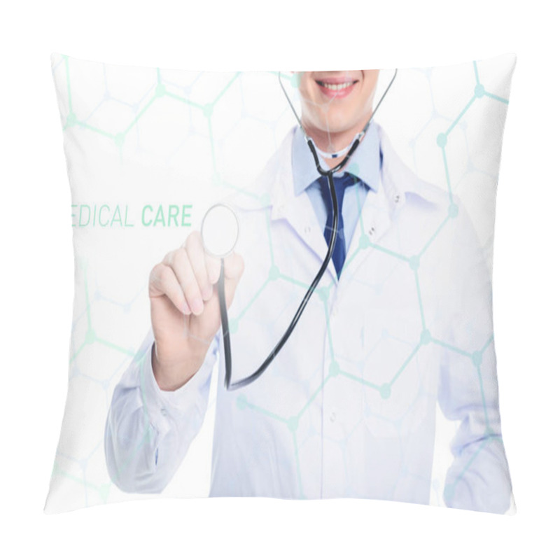 Personality  Doctor With Stethoscope Pillow Covers