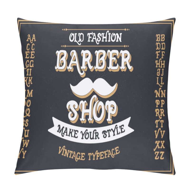 Personality  Man Style. Barbershop Pillow Covers