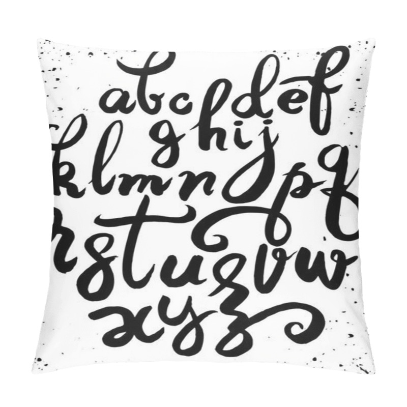 Personality  Vector Handwritten Brush Script. Letters Isolated On Background. Pillow Covers