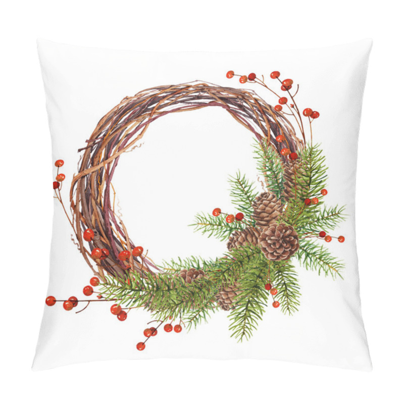 Personality  Christmas Wreath Pillow Covers