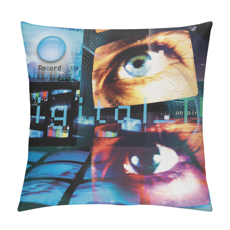 Personality  Digital Radio Television Screen Pillow Covers