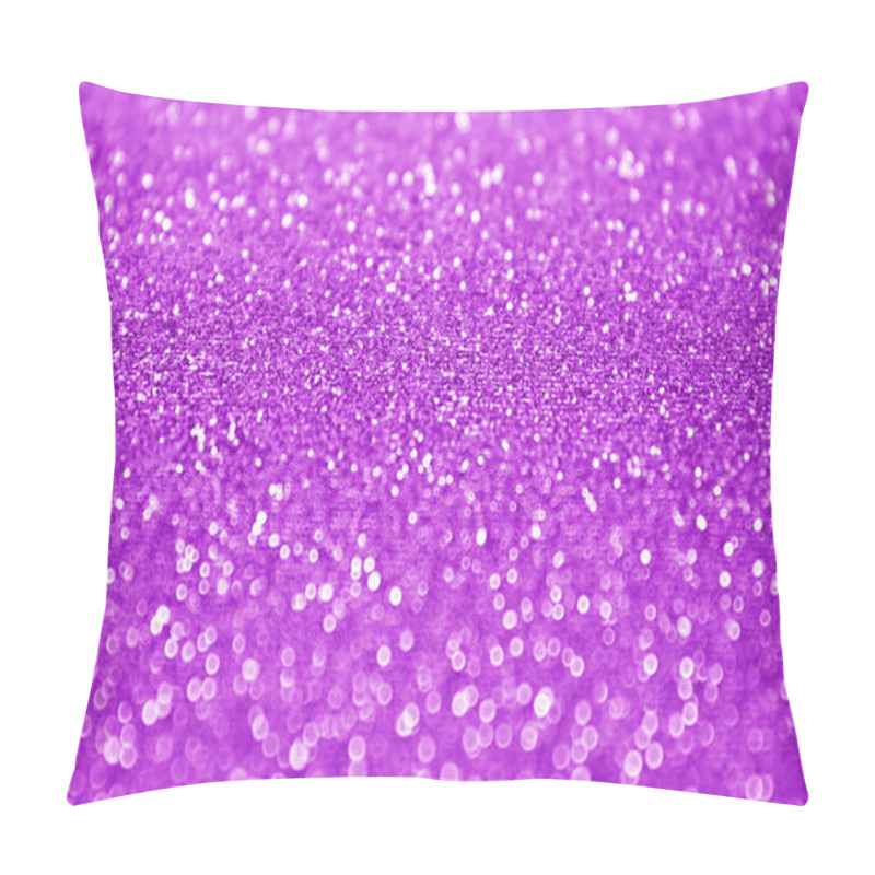 Personality  Purple Glitter Pillow Covers