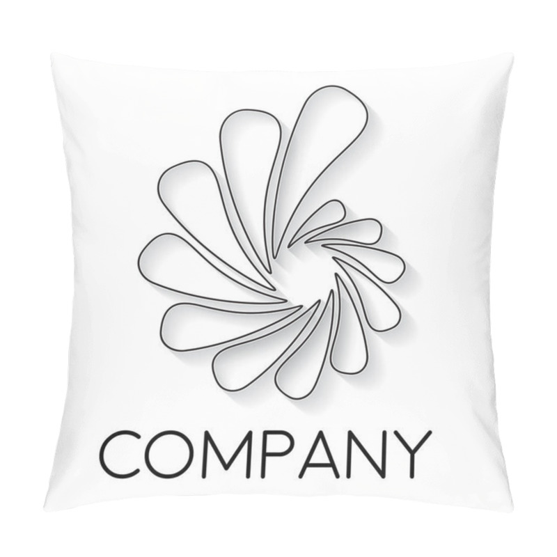 Personality  Vector Sign Abstract Air Conditioning, Ventilator, In Linear Sty Pillow Covers