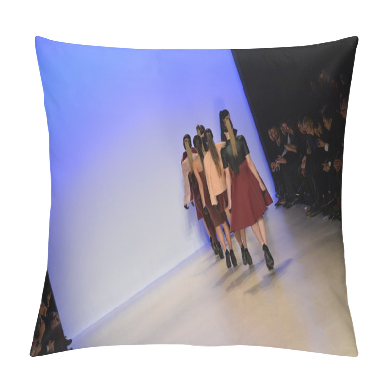 Personality  Models Runway Finale At Meskita Fashion Show Pillow Covers