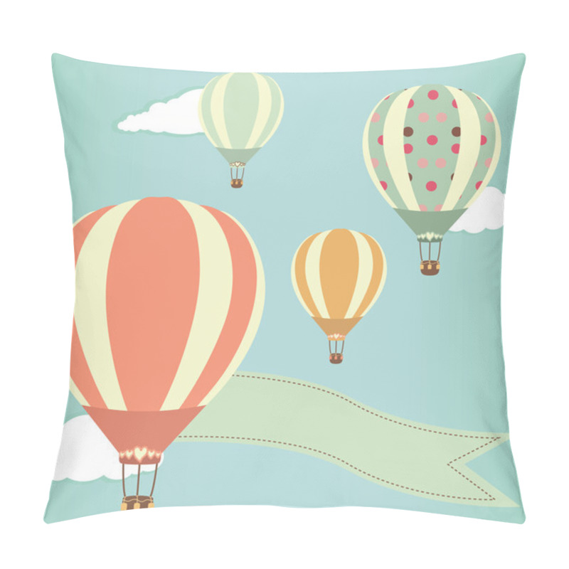 Personality  Hot Air Balloons Pillow Covers