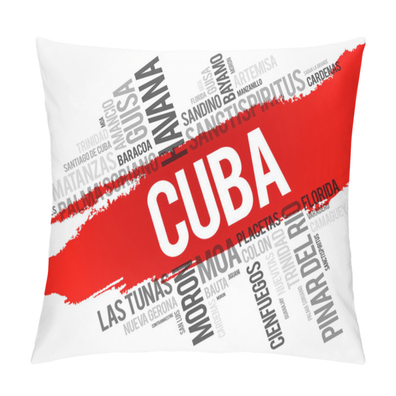 Personality  List Of Cities And Towns In Cuba Pillow Covers