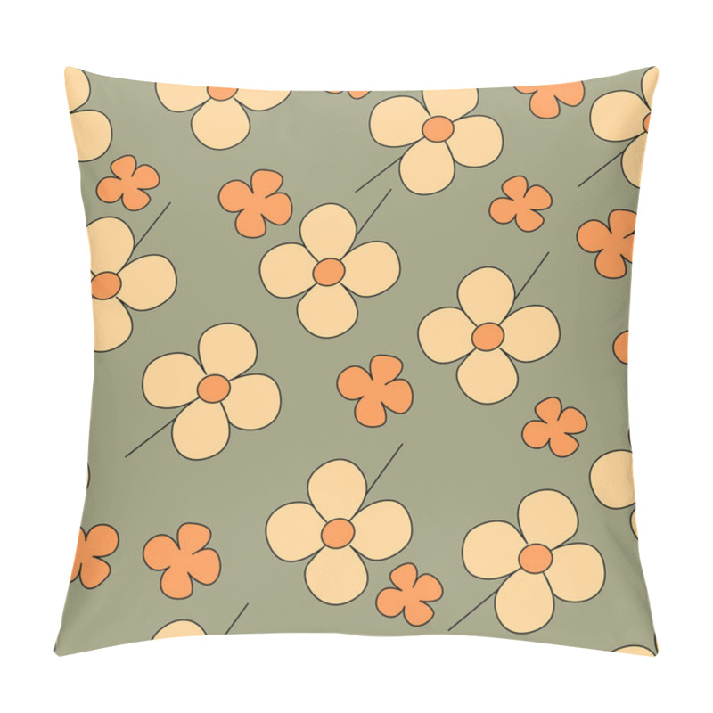 Personality  Vector Floral Background Design Pillow Covers