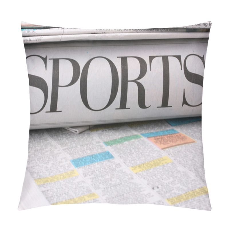 Personality  Sports Newspaper Pillow Covers