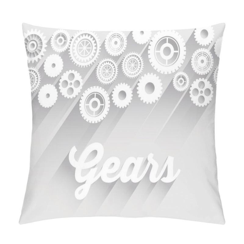 Personality  Gears Design Pillow Covers