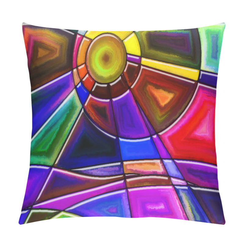 Personality  Virtual Glass Background Pillow Covers