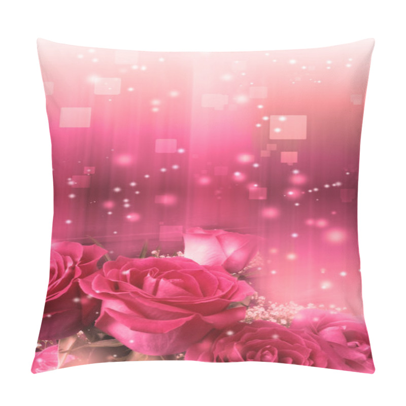 Personality  Roses In A Magic Light Pillow Covers