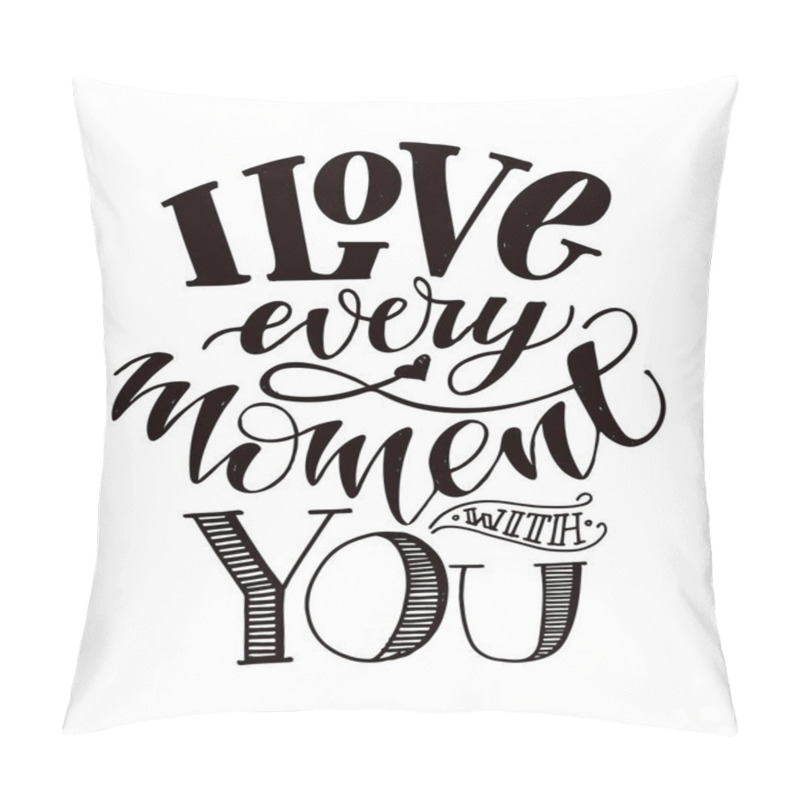 Personality  Cute Hand Drawn Doodle Lettering Motivation Postcard Art Banner Pillow Covers