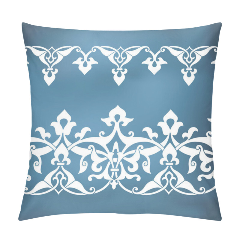 Personality  Seamless Floral Tiling Borders Pillow Covers