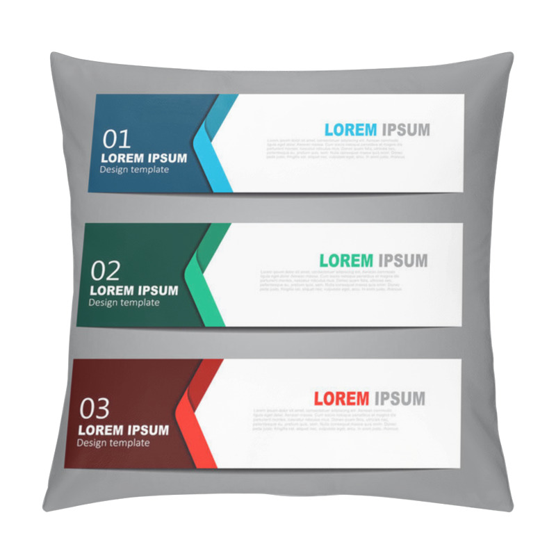 Personality  Design Horizontal Template Flyer Banner. Vector Illustration. Pillow Covers