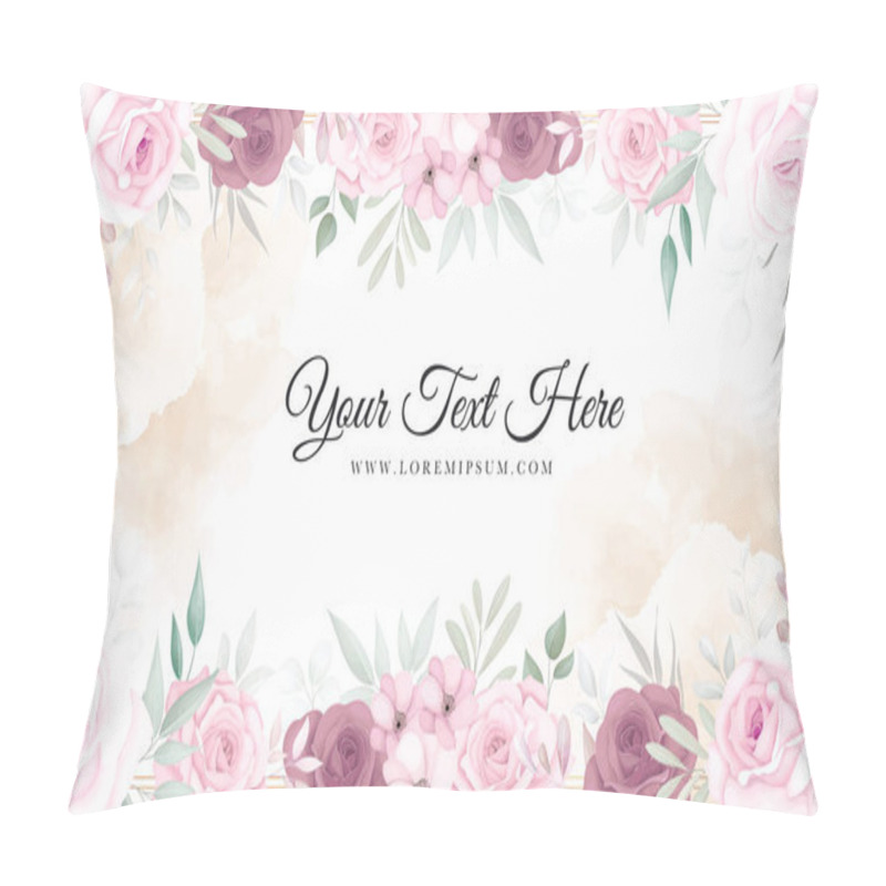 Personality  Beautiful Soft Flower Background Pillow Covers