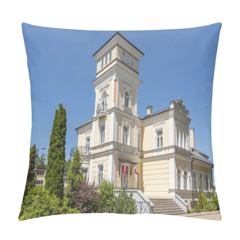 Personality  Former Water Management Authority's Office In Augustow, Poland. Pillow Covers