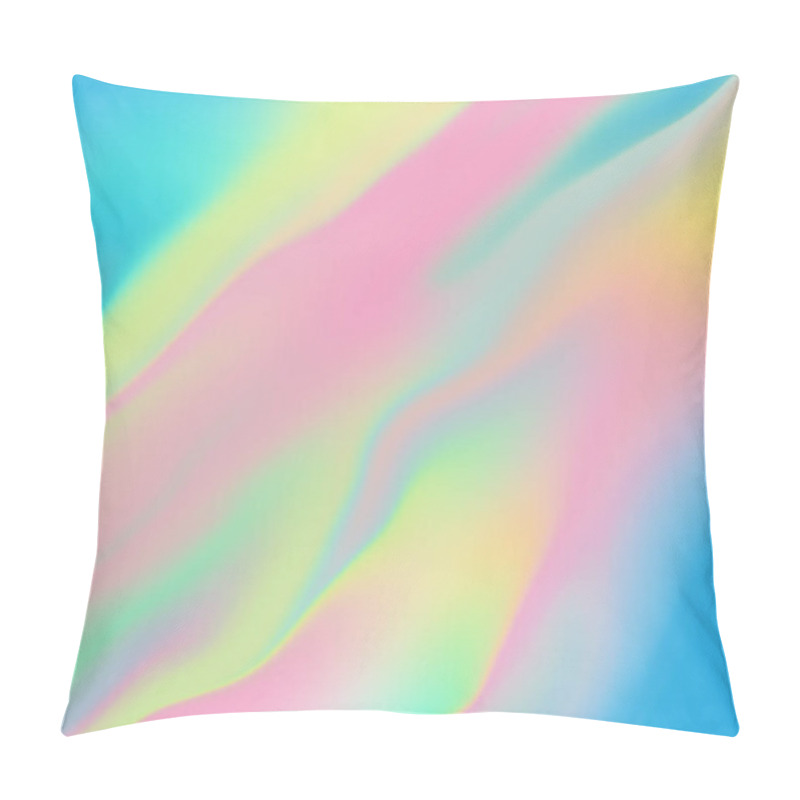 Personality  Beautiful, Abstract, Rainbow, Hollographic Background Pillow Covers