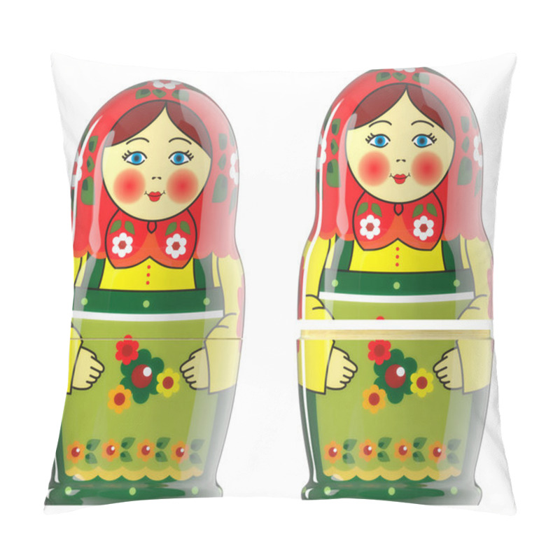 Personality  Russian Tradition Matryoshka Dolls Pillow Covers