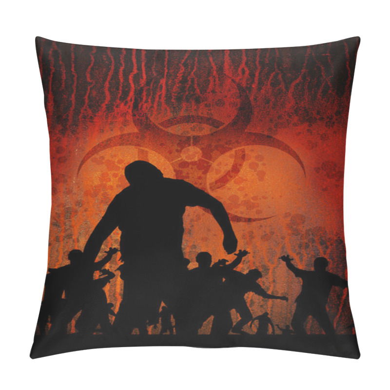 Personality  Biohazard Rusty Vert Pillow Covers