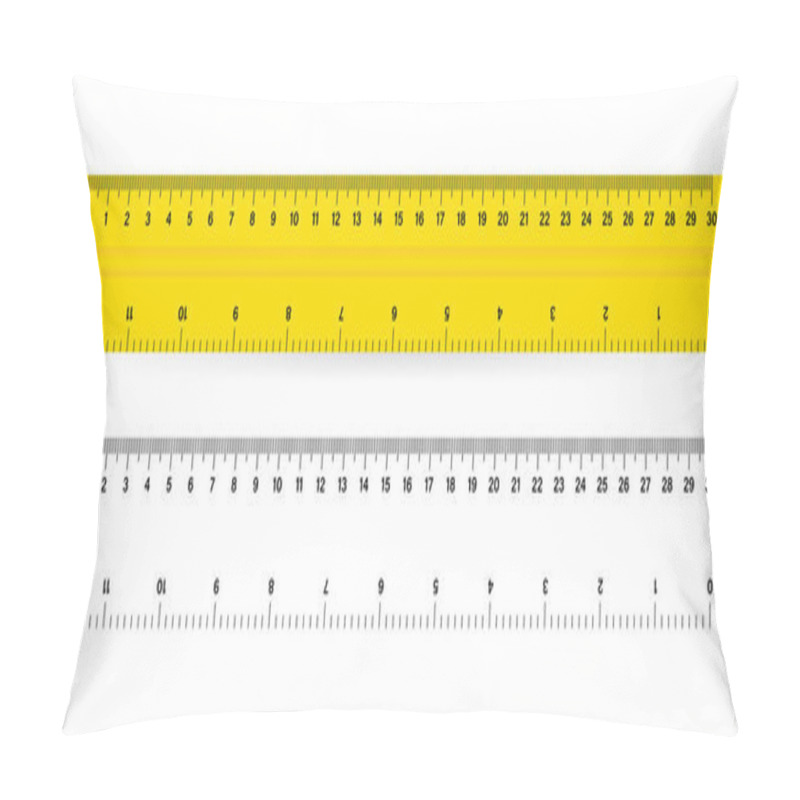 Personality  30cm Measure Tape Ruler School Metric Measurement. Metric Ruler. Pillow Covers