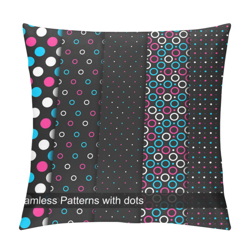 Personality  Patterns With Circles And Dots Pillow Covers