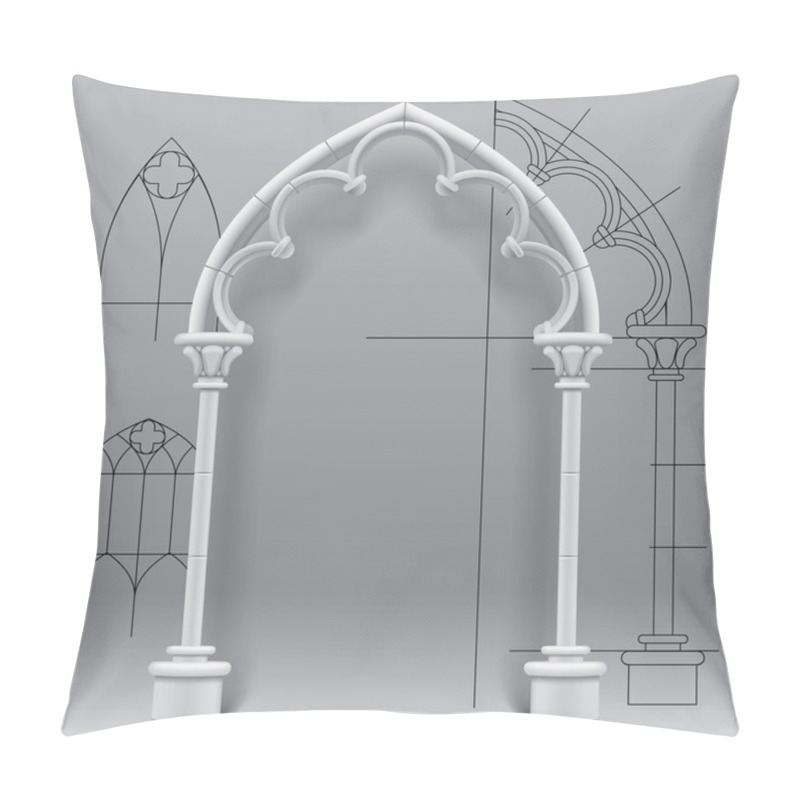 Personality  Gothic Arch Pillow Covers