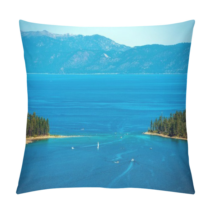 Personality  Lake Tahoe Panorama Pillow Covers