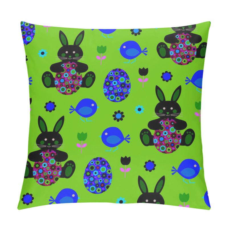 Personality  Easter Egg With Cute Pattern Pillow Covers