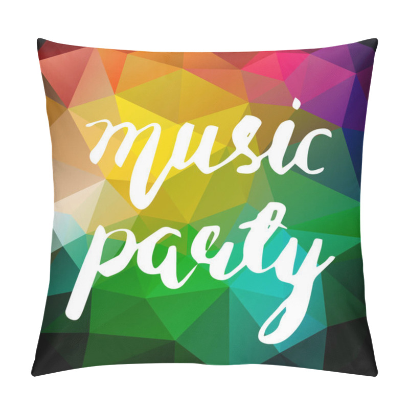 Personality  Music Party Lettering Pillow Covers