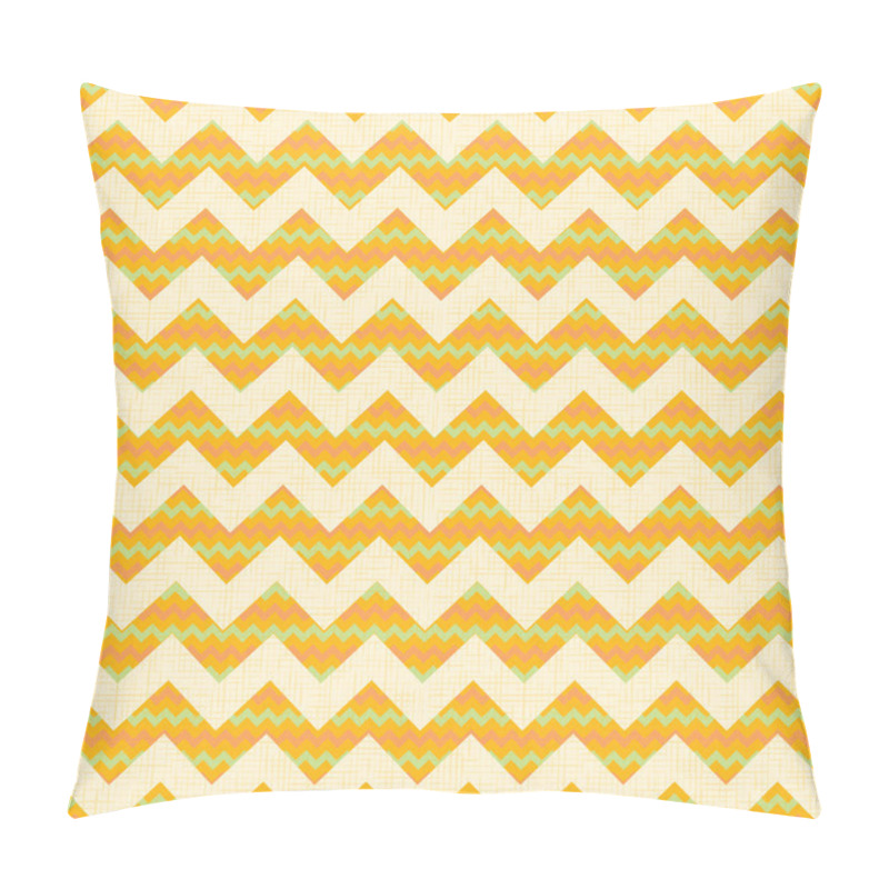 Personality  Seamless Yellow Chevron Pattern. Pillow Covers