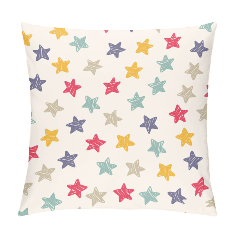 Personality  Sketchy Stars Background Pillow Covers