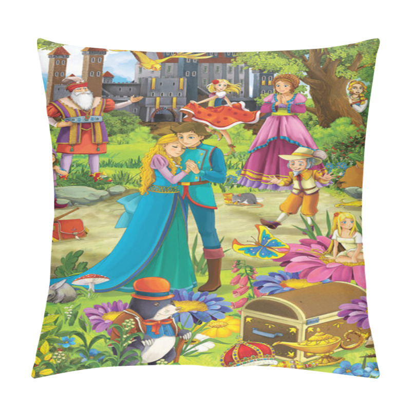 Personality  The Fairy Tales Mush Up - Castles - Knights And Fairies Pillow Covers