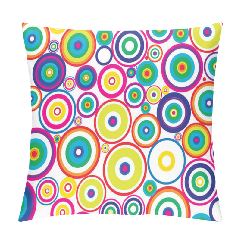 Personality  Circles Background Pillow Covers