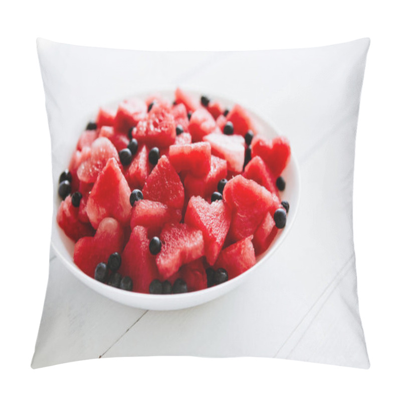 Personality  Pieces Of Watermelon And Hearts Pillow Covers