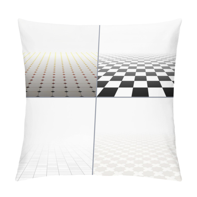 Personality  Abstract Background With A Perspective. Pillow Covers