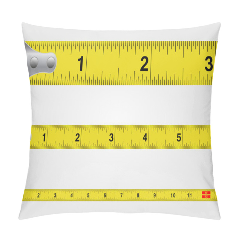 Personality  Tape Measure Illustration Pillow Covers