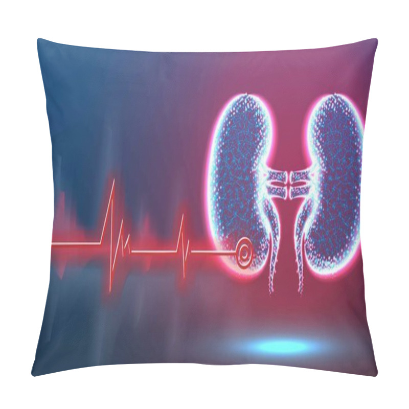 Personality  Kidney Human Anatomy. Point Of Disease. Health And Medical Conce Pillow Covers