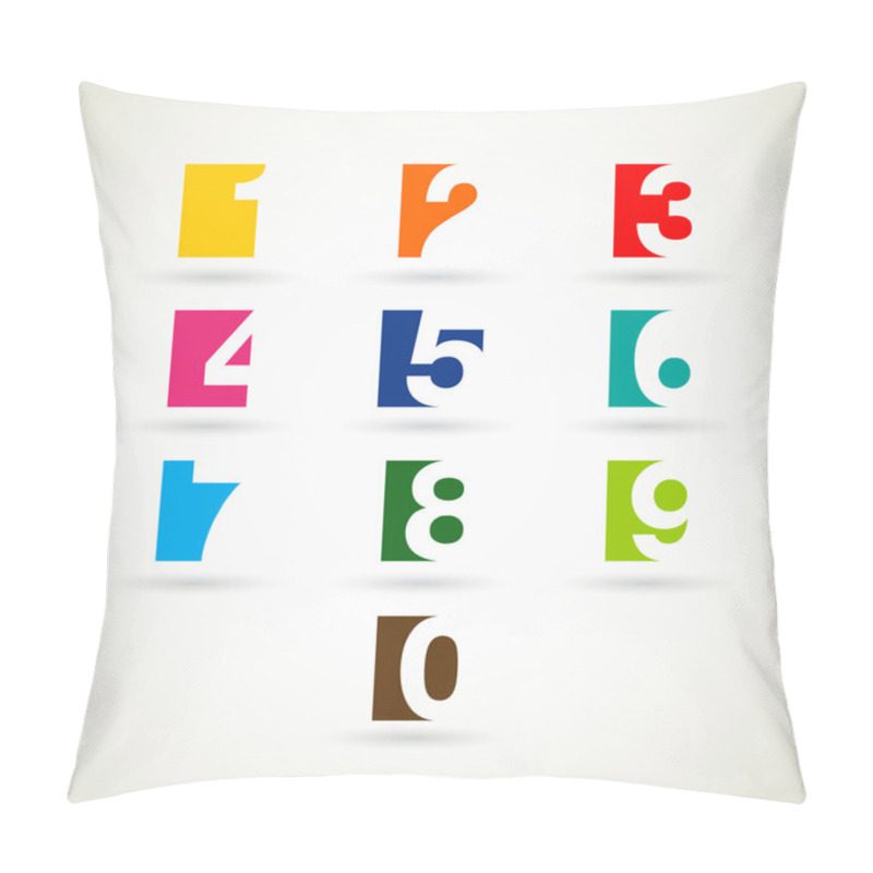 Personality  Numbers Set Pillow Covers