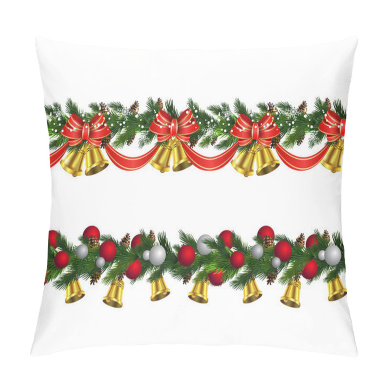 Personality  Vector Christmas Border Pillow Covers