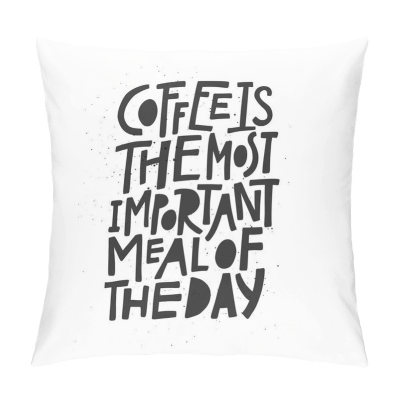 Personality  Fun Coffee Lettering Pillow Covers