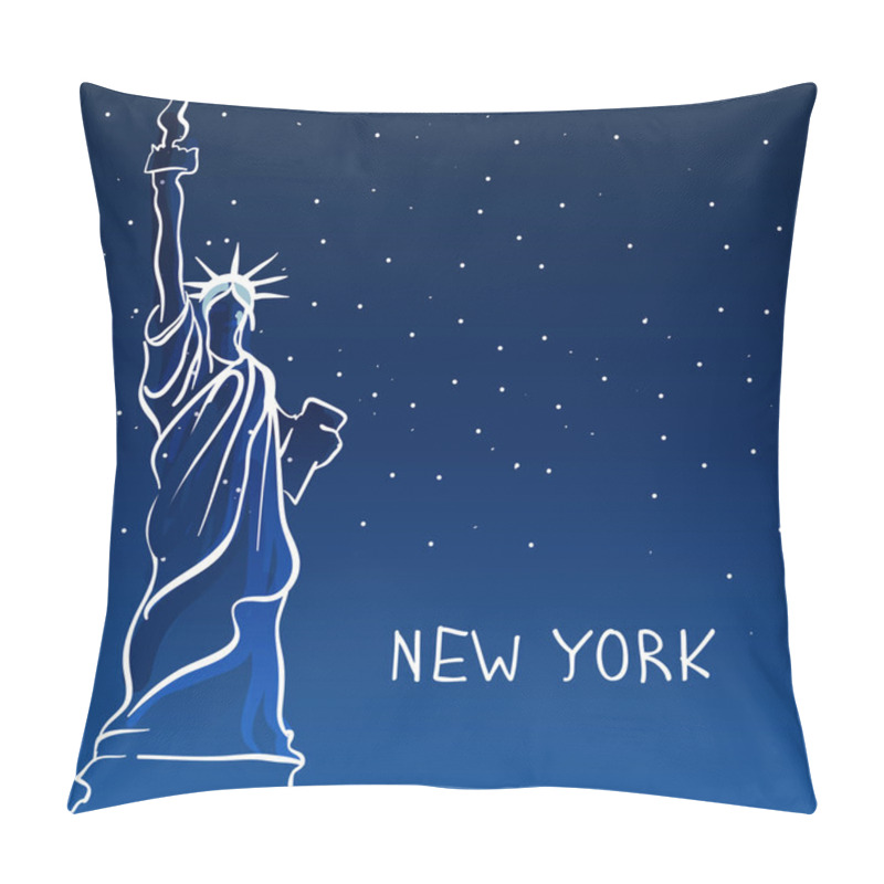 Personality  Statue Of Liberty, New York, USA Pillow Covers