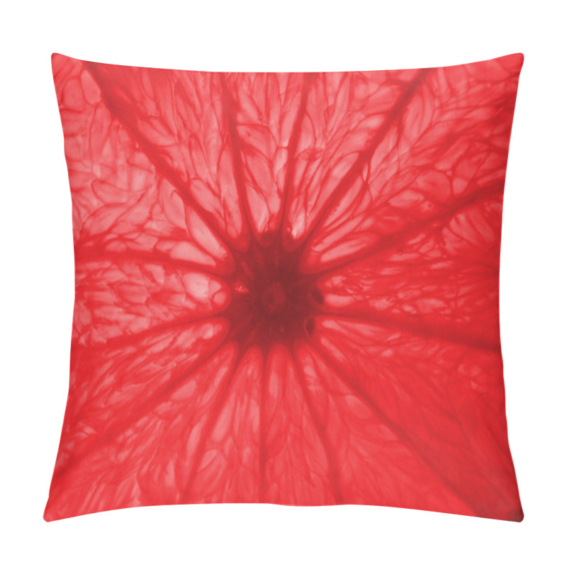 Personality  Close-up Of A Grapefruit  On The Inside Pillow Covers