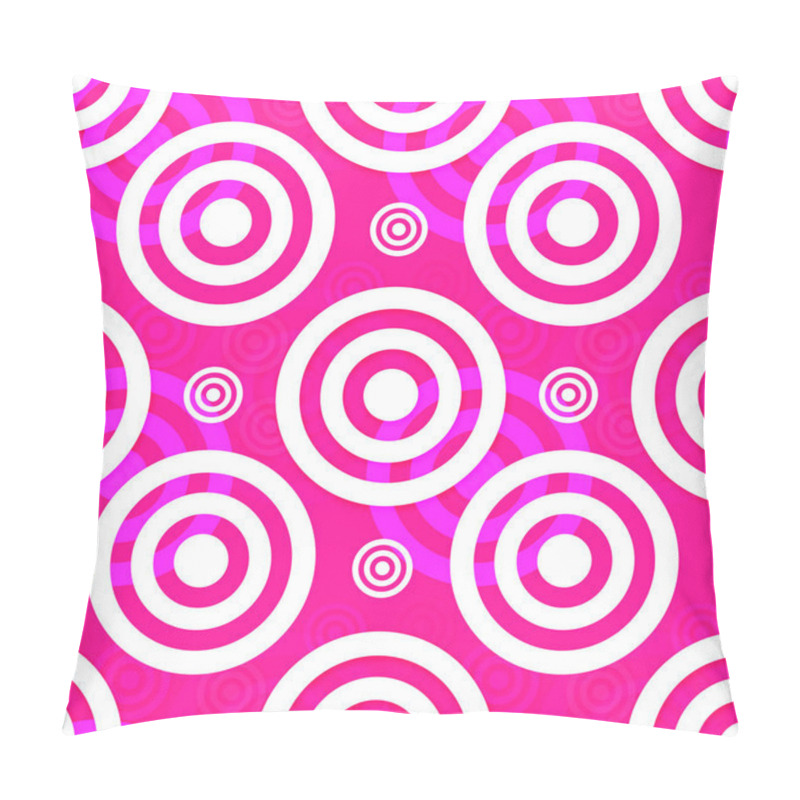 Personality  A Seamless Pattern Of Circles Pillow Covers