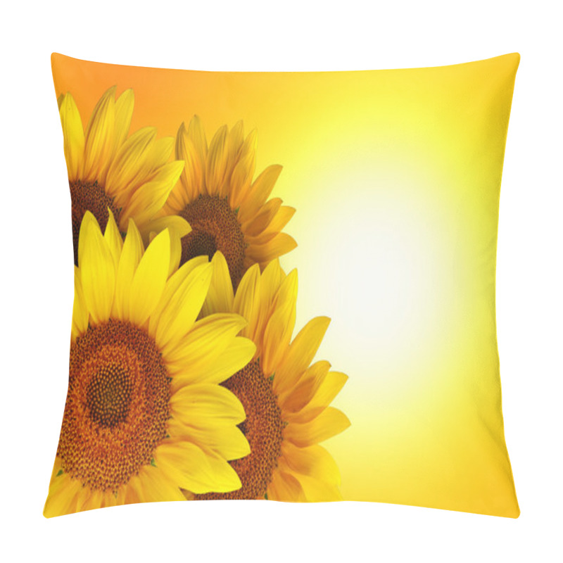 Personality  Sunflowers Pillow Covers