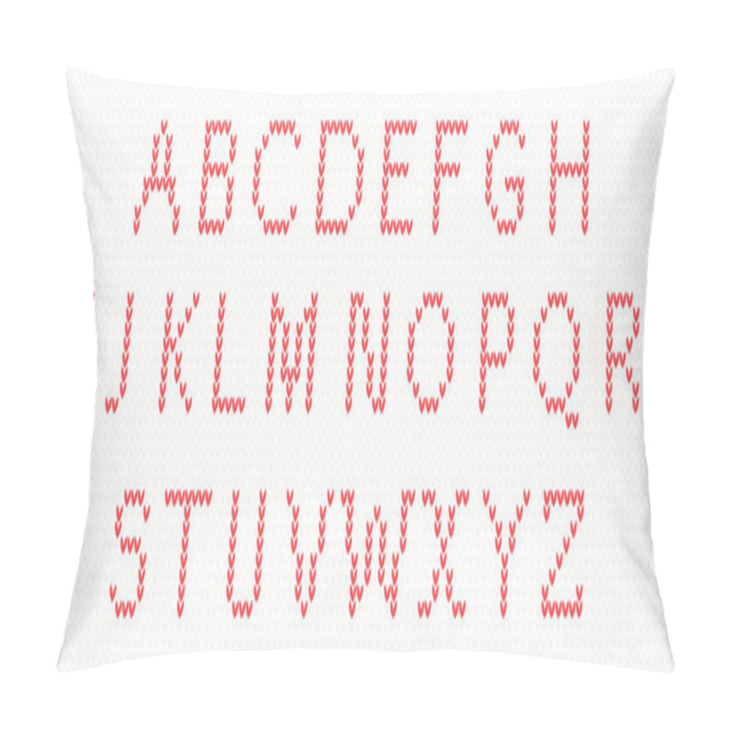 Personality  Christmas Knitted Font Pillow Covers