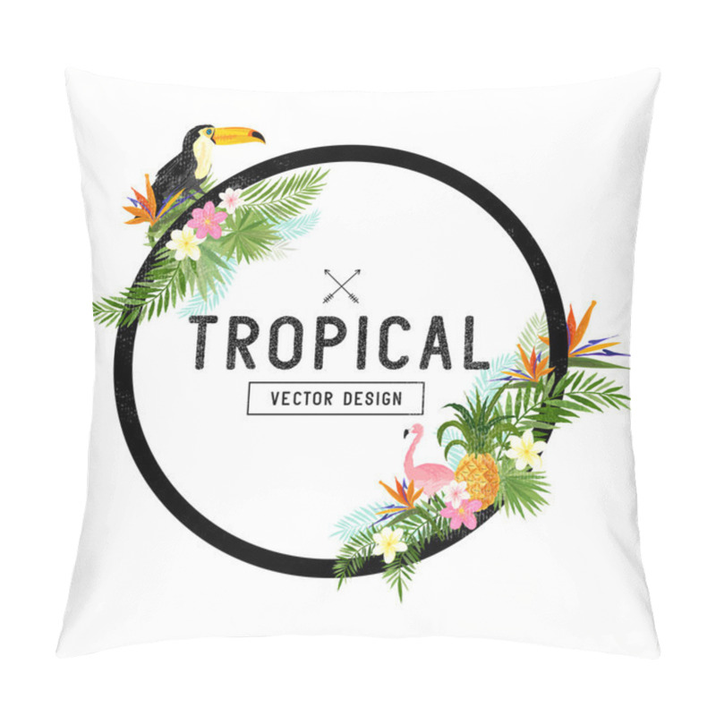 Personality  Tropical Border Design Pillow Covers