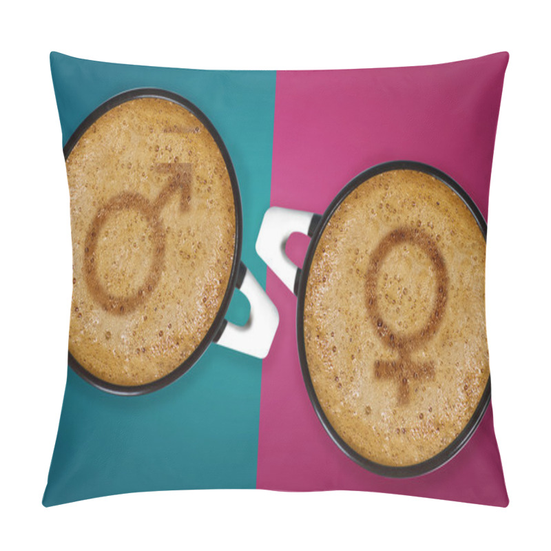 Personality  Cup Of Cappuccino Pillow Covers