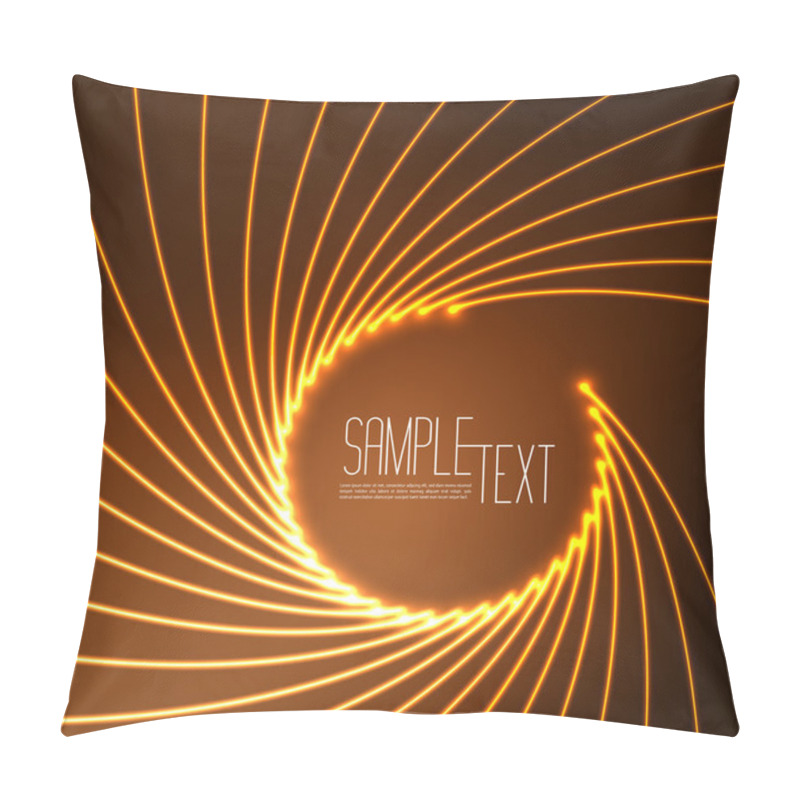 Personality  Vector Optical Fibers Pillow Covers