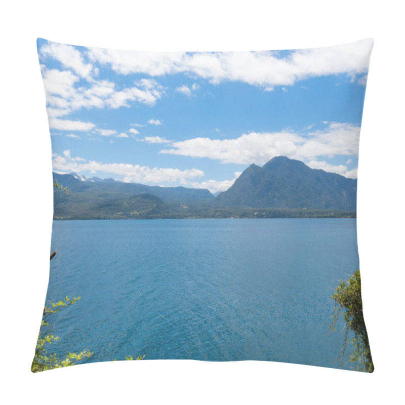 Personality  The Calafquen Lake, Which Straddles The Border Between The La Ar Pillow Covers