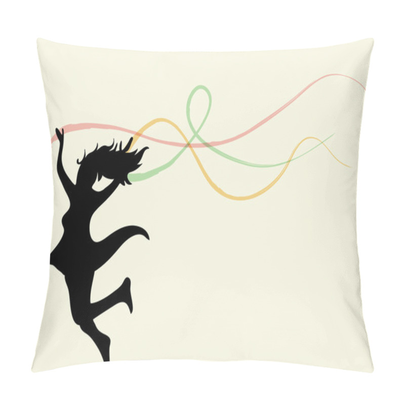 Personality  Woman Freedom Pillow Covers